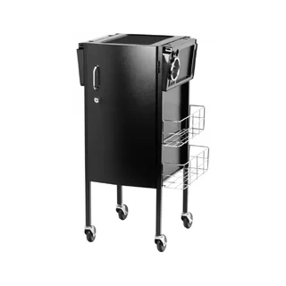 Friziera ratiņi - Gabbiano Deluxe 500 melni