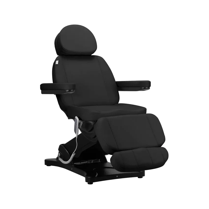Elektriskais tetovēšanas krēsls SILLON CLASSIC, 3 motori, melns