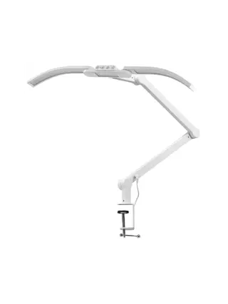 Glow L05 manikīra lampa, izliekta, galda lampa, balta
