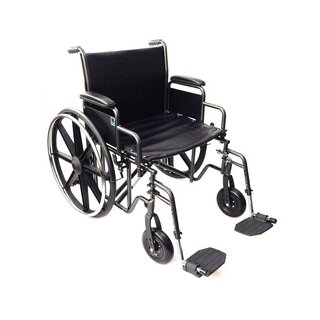 Īpaši plats ratiņkrēsls ar 61 cm pastiprinātu rāmi – Svara ierobežojums: 225 kg