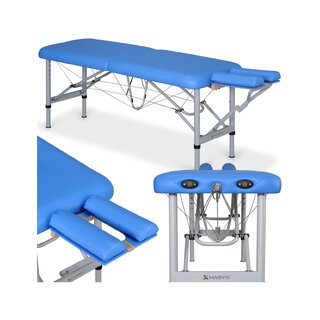 Chiro UltraLux 19, pārnēsājamais hiropraktikas galds - zils