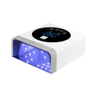 UV lampa LED nagiem OCHO NAILS X22 72W bezvadu balta ar spoguļa pamatni