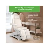 Kosmētisko procedūru krēsls, elektriskais Elara PRO 6P - balts