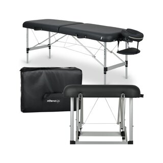 Pārnēsājams masāžas galds Estetic Black Comfort Base K515 - 65cm