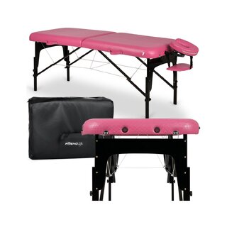 Pārnēsājams masāžas galds, ekskluzīvs Estetic Rosa
