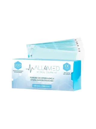 Sterilizācijas maisiņi - 100 mm x 230 mm - ALL4MED