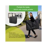 Pārnēsājams masāžas galds Adele 70cm - melns
