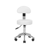Kosmētiskais krēsls pedikīram Basic 304P balts
