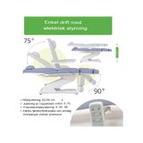 Kosmētisko procedūru krēsls, elektriskais Elara PRO 4 - violets