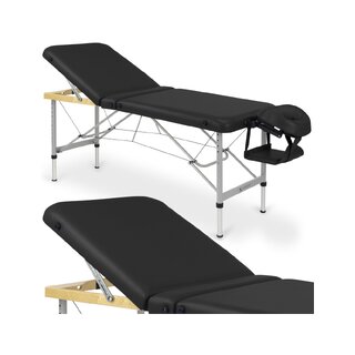 Masāžas galds alumīnijs Aero Plus 60cm K015 melns