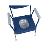 Apvilkts tualetes poda sēdeklis Blue TIM