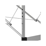 Pārnēsājams masāžas galds Estetic Black Comfort Base K515 - 65cm
