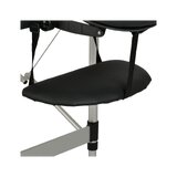 Pārnēsājams masāžas galds Estetic Black Comfort Base K515 - 65cm