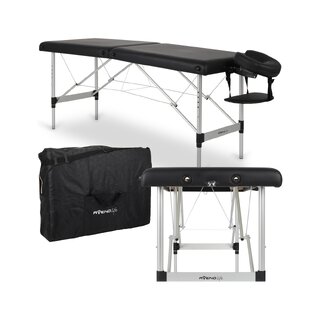 Pārnēsājams masāžas galds Nina Comfy Base K515 Black 60cm