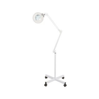 Palielināmā lampa - plata ar grīdas statīvu