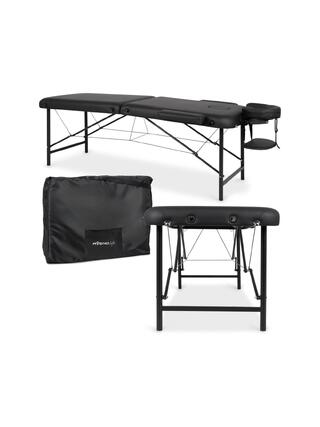 Pārnēsājams masāžas galds Rico 60 cm - melns